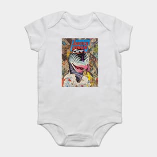 Justice League Europe (comic collage) Baby Bodysuit